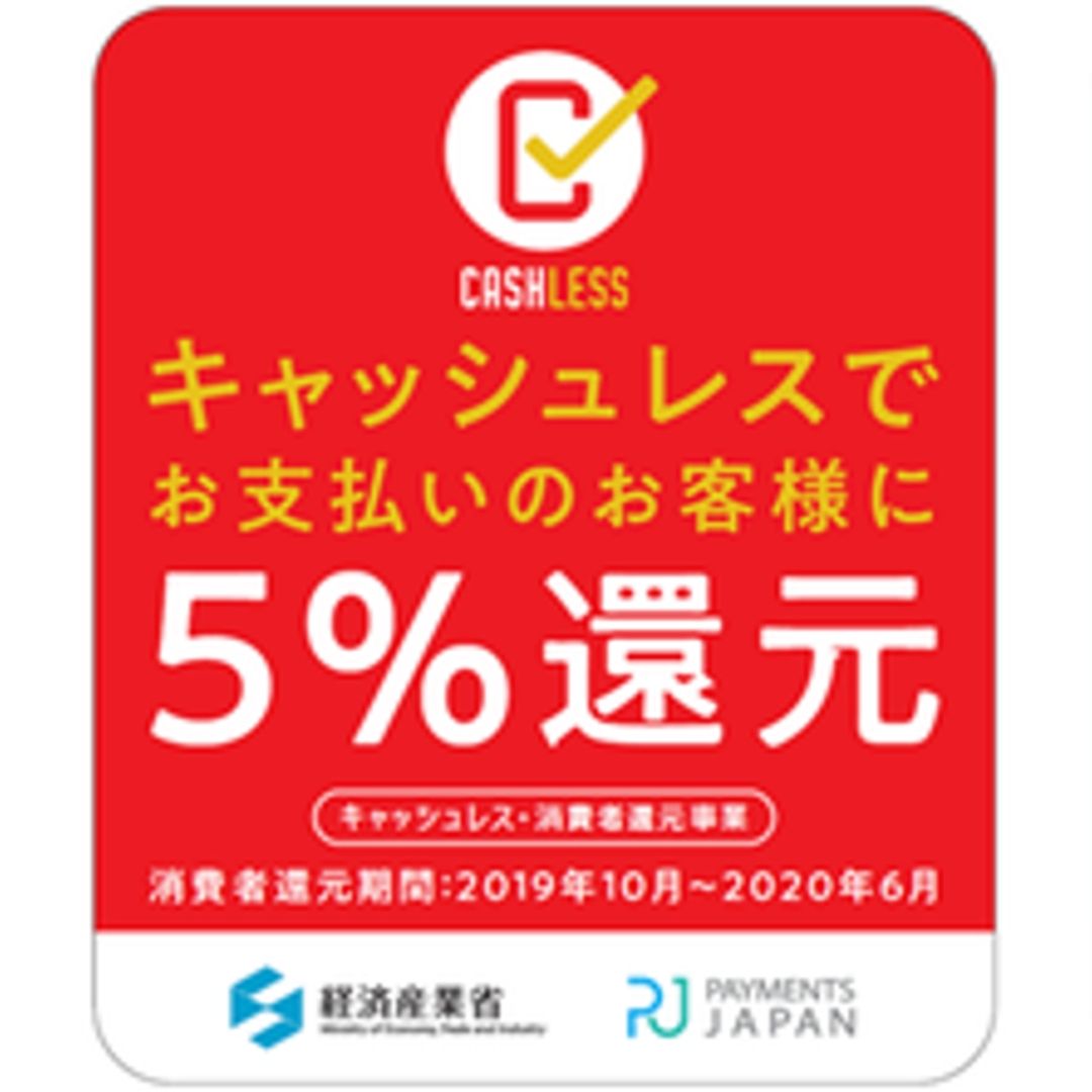 キャッシュレス・消費者還元事業対象店舗(2019年10月〜2020年6月)